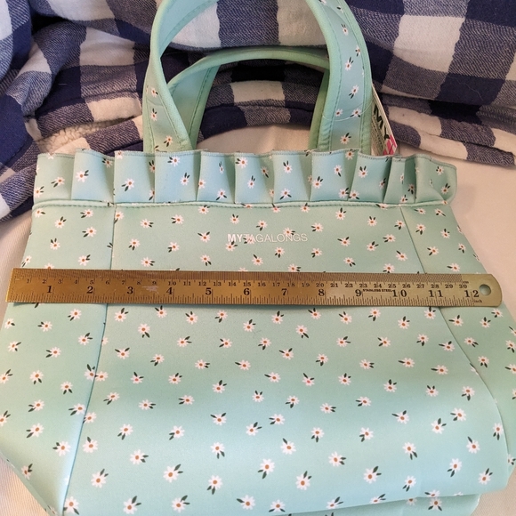 Tagalongs Bike Tote Ditsy Daisy Floral Print Neoprene Allweather Easter Spring - Picture 5 of 5